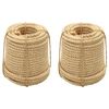 vidaXL Cuerdas de sisal 2 uds 12 mm 250 m