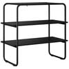 vidaXL Mesa Consola Roble Negro 100 x 41 x 75 cm Madera de ingenier&iacute;a