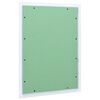 vidaXL Panel de acceso Verde y Plata 55 x 75 cm Aluminio y Pladur