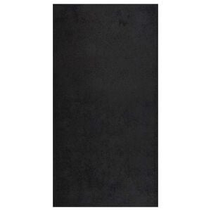 vidaXL Alfombra de pelo largo negro 80x150 cm