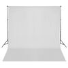 vidaXL Kit de estudio fotográfico con set de luces y fondo