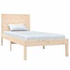 vidaXL Estructura de cama madera maciza 90x190 cm