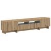 vidaXL Cabinet de TV LED de 5 piezas Roble artisan
