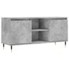 vidaXL Mueble de TV madera de ingenier&iacute;a gris hormig&oacute;n 104x35x50 cm