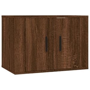 vidaXL Mueble para TV de pared roble marr&oacute;n 57x34,5x40 cm