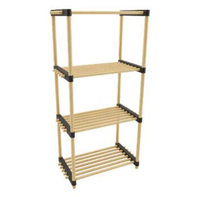 Storage solutions Zapatero con 4 estantes madera 49x28x92,5 cm