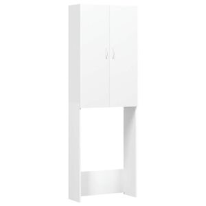 vidaXL Armario de lavadora blanco 64x25,5x190 cm