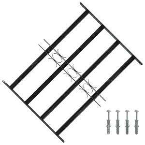 vidaXL Reja de Seguridad para Ventana 75.5 x 60 cm Acero Galvanizado