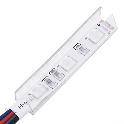 vidaXL Cabecero con LED cuero sintético blanco 83x16x118/128 cm