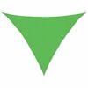 vidaXL Toldo de vela HDPE verde claro 160 g/m&sup2; 3,5x3,5x4,9 m