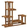 vidaXL Soporte de plantas Natural 93,5 x 25 x 91,5 cm