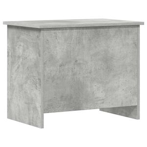 vidaXL Ba&uacute;l de almacenamiento Gris Hormig&oacute;n 60 x 40 x 50 cm