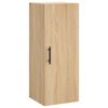 vidaXL Aparador de madera contrachapada roble Sonoma 34,5x34x180 cm