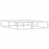 vidaXL Estructura cama sin colchón metal blanco 160x200cm