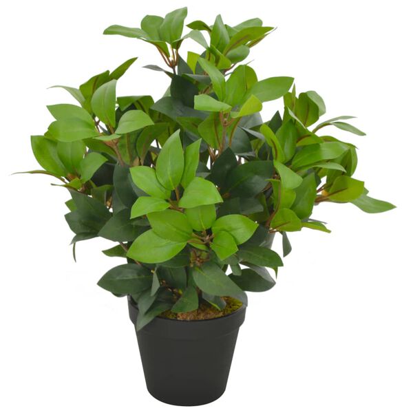 vidaXL Planta artificial &aacute;rbol de laurel con macetero 40 cm verde