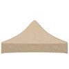 vidaXL Techo de carpa para celebraciones beige 2x2 m 270 g/m&sup2;