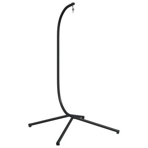 vidaXL Soporte de silla colgante huevo sin cesta acero negro