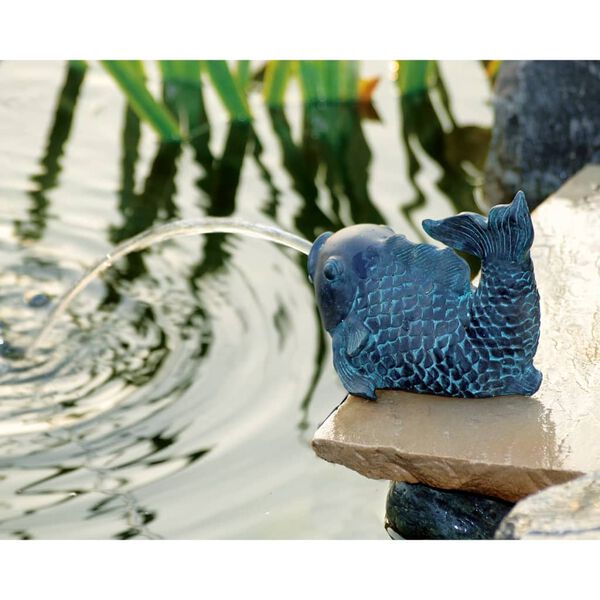 Ubbink Fuente para estanques en forma de pez 12,5 cm 1386009