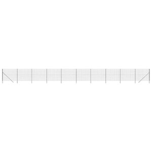 vidaXL Cerca de alambre de acero galvanizado gris antracita 1,4x25 m