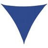 vidaXL Toldo de vela triangular HDPE azul 160 g/m&sup2; 4,5x4,5x4,5 m