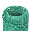 vidaXL Cuerda de barco polipropileno verde 2 mm 250 m
