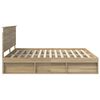 vidaXL Estructura de cama Sonoma 180 x 200 cm Madera de pino macizo