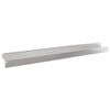vidaXL Borde de C&eacute;sped 20 uds. 100 x 10 x 8 cm Acero Plateado