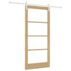 vidaXL Puerta Corredera ORKDAL Natural 93 x 202 cm