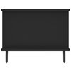 vidaXL Mesa de centro madera contrachapada negro 90x50x40 cm