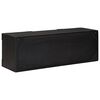 vidaXL Mueble de TV con estante con puerta Negro 105 x 30 x 35 cm