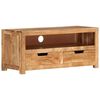 vidaXL Mueble de TV madera maciza de acacia 88x35x40 cm