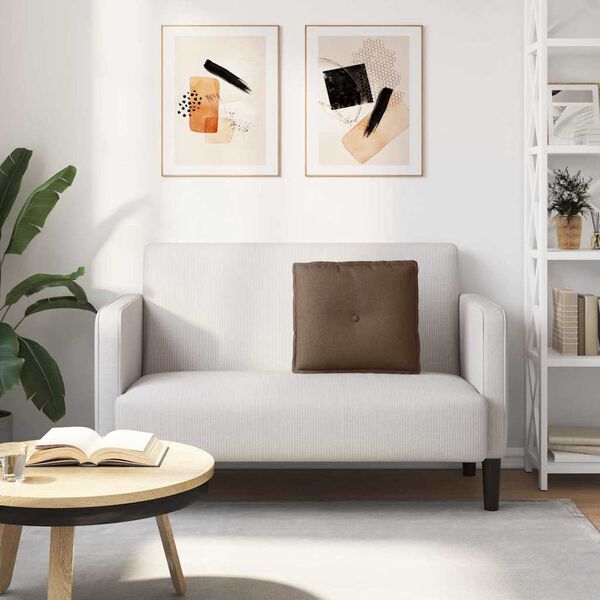 vidaXL Coj&iacute;n de Espalda Marr&oacute;n 50 x 19 x 45 cm tela