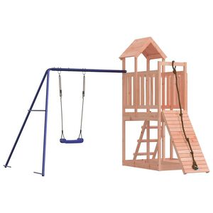 vidaXL Parque infantil de exterior madera maciza Douglas