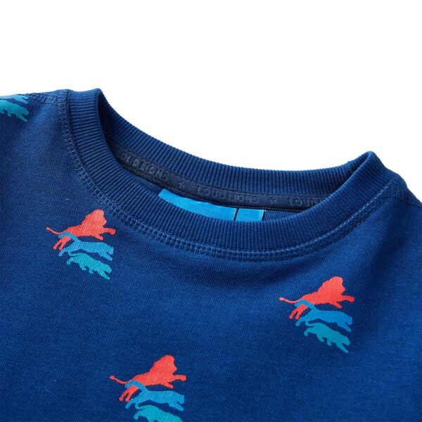 Sudadera infantil azul oscuro 128