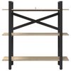 vidaXL Estante de libros Roble Sonoma 100 x 33,5 x 102 cm
