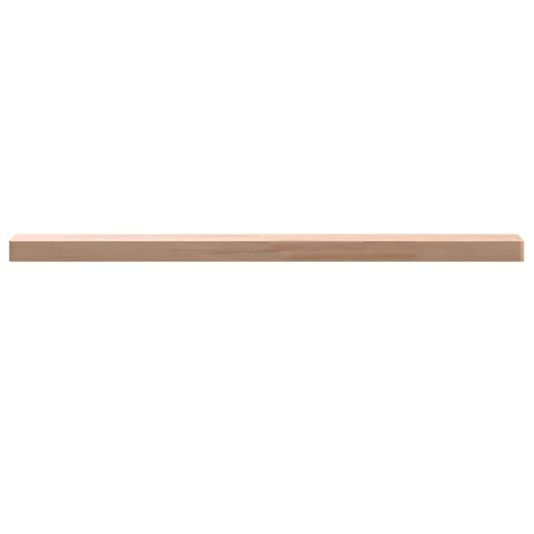 vidaXL Estante de pared madera maciza de haya 100x20x4 cm