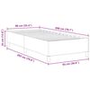 vidaXL Cama tipo Box Spring Gris Claro 90 x 200 cm Tela de Pana