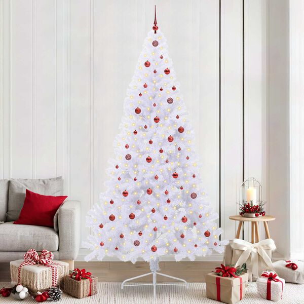 vidaXL Árbol de Navidad artificial con 300 LED 240 cm PVC y Acero