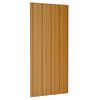 vidaXL Panel de tejado acero galvanizado color madera 12 uds 100x45 cm
