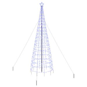 vidaXL &Aacute;rbol de Navidad LED EKENAS 400 cm 800 LED Azul Acero Azul