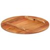 vidaXL Tablero de mesa redonda madera maciza de acacia 15-16 mm 50 cm