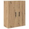 vidaXL Aparador alto 2 pcs Roble artesanal 69,5 x 34 x 180 cm
