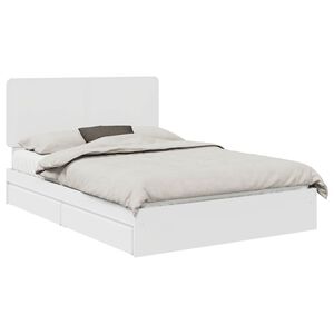 vidaXL Cama con almacenamiento 150 x 200 cm Madera de ingenier&iacute;a