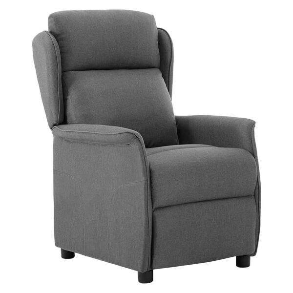 vidaXL Sill&oacute;n reclinable el&eacute;ctrico tela gris claro