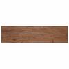 vidaXL Banco Natural 92 x 23,5 x 45,5 cm Madera maciza de Caoba