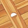 vidaXL Juego de comedor para jard&iacute;n 5 piezas madera maciza de teca