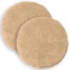 vidaXL Funda de almohada 2 uds. HEERLEN Crema &Oslash; 40 cm