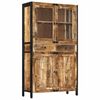 vidaXL Aparador de madera maciza de mango sin tratar 100x40x175 cm