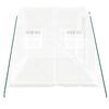 vidaXL Invernadero con estructura de acero blanco 8 m² 4x2x2 m