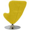 vidaXL Sill&oacute;n huevo Amarillo Terciopelo